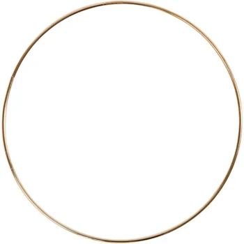 Metalring, Guld, 3 mm, 20-30 cm, 1 stk